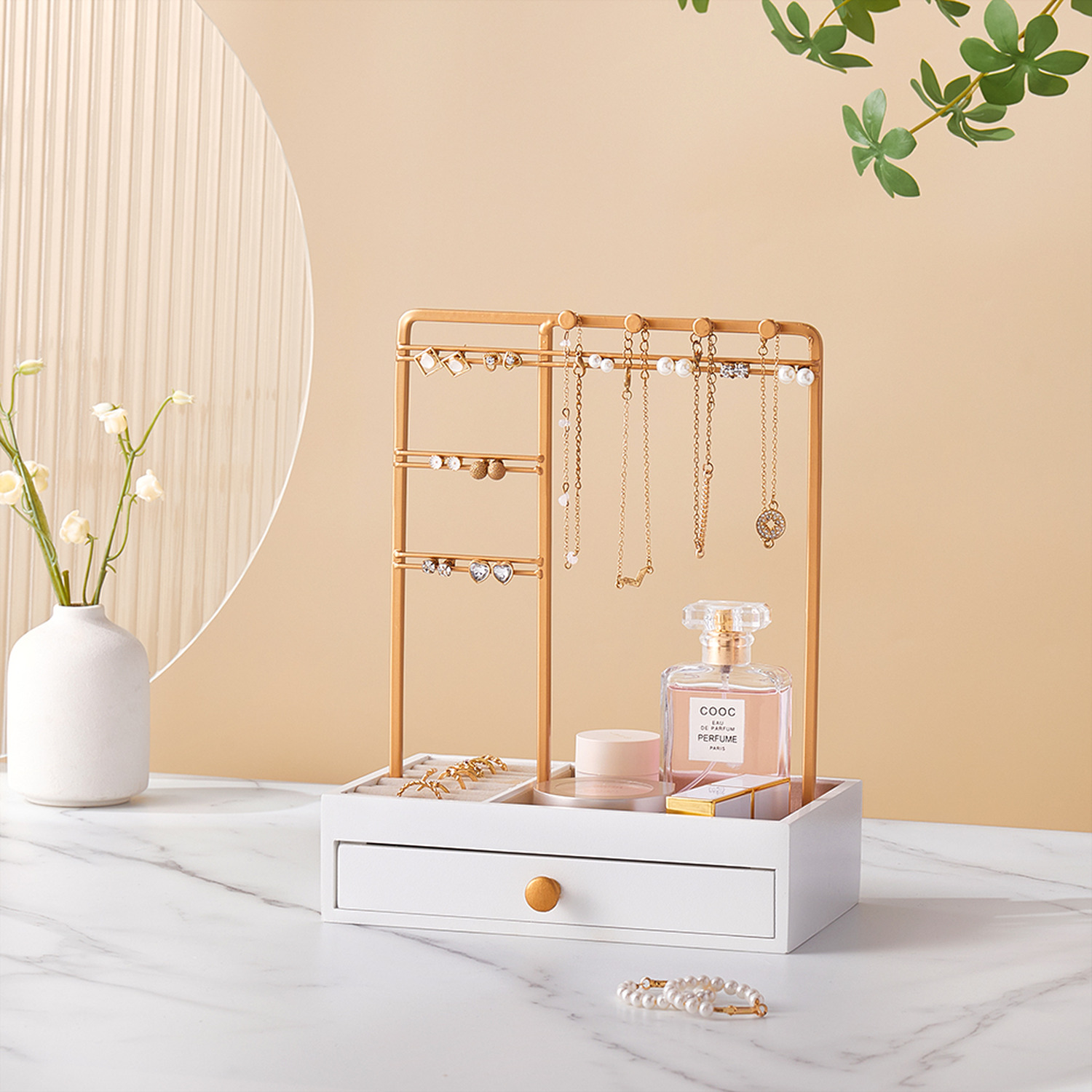 Jewellery Display Rack with Drawer