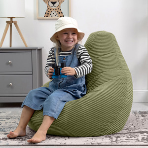Children's Bean Bag Dalton Chair in Cord, Set of 2