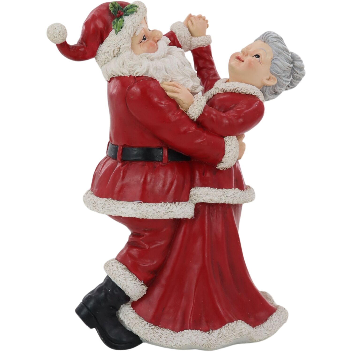 Dancing Mr and Mrs Claus - Red