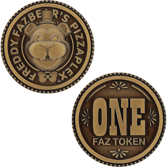 Five Nights at Freddy's One Faz Token Coin
