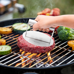 Innoteck Stainless Steel Burger Press - 14cm