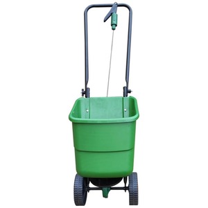 Push Trolley Wheeled Garden Lawn Seed Spreader