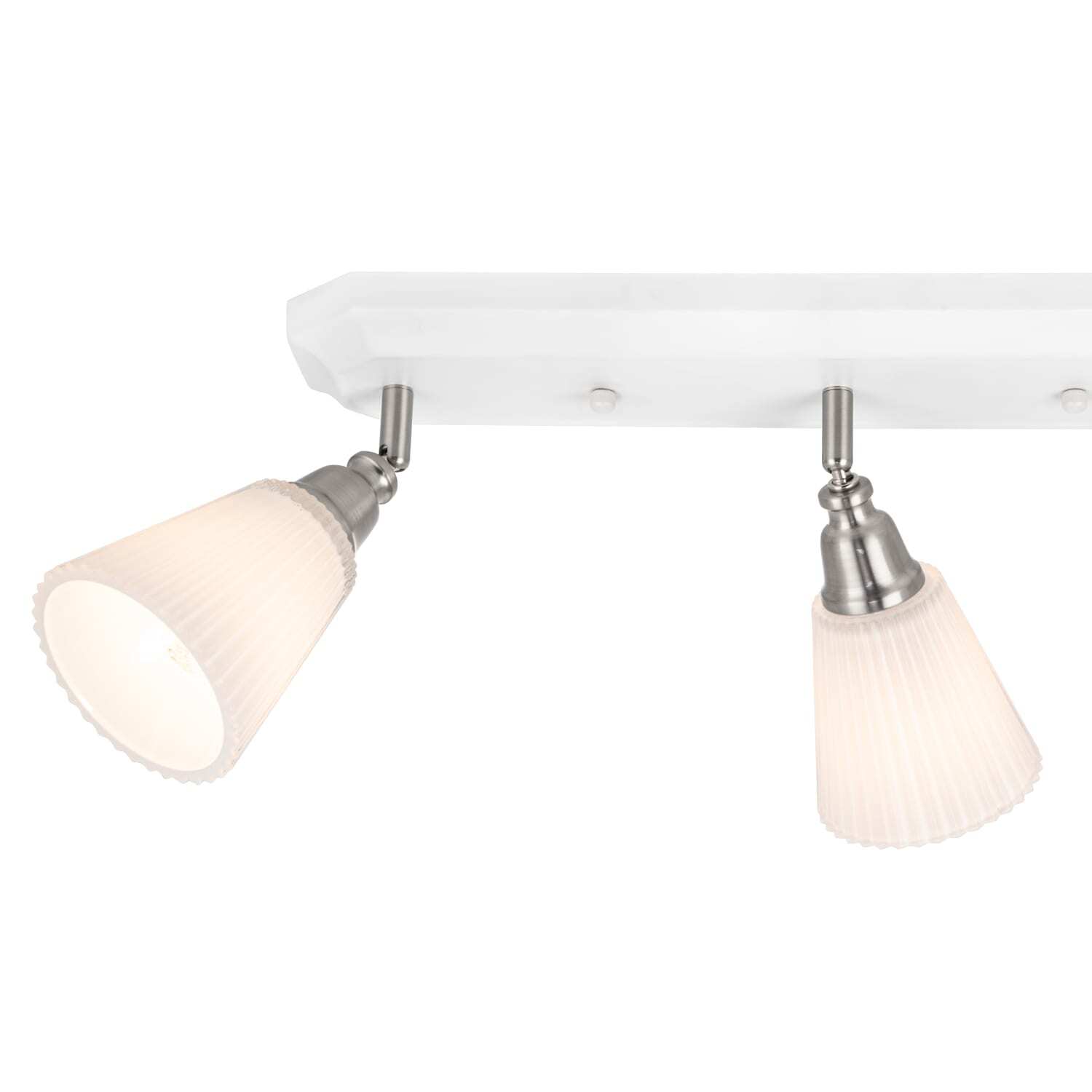 Cosylyte Leverton 3 Light Glass Spotlight - White