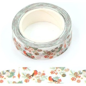 1 roll robin washi tape