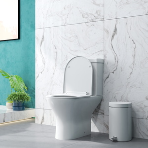 Close Coupled Toilet Soft Close Seat Pan Cistern WC 600*375*790