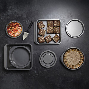Smart Space 7-Piece Non-Stick Roasting, Baking  Pastry Set