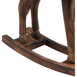 Rustic Natural Rocking Horse For Vintage Decor