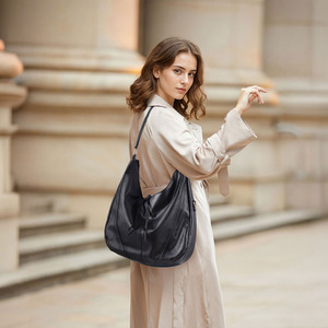 Shoulder and Handheld PU Leather Tote
