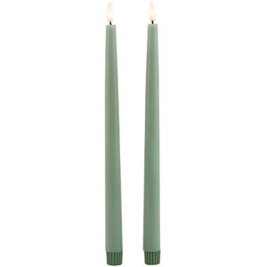 Led Wax Dinner Candles Set Of 2