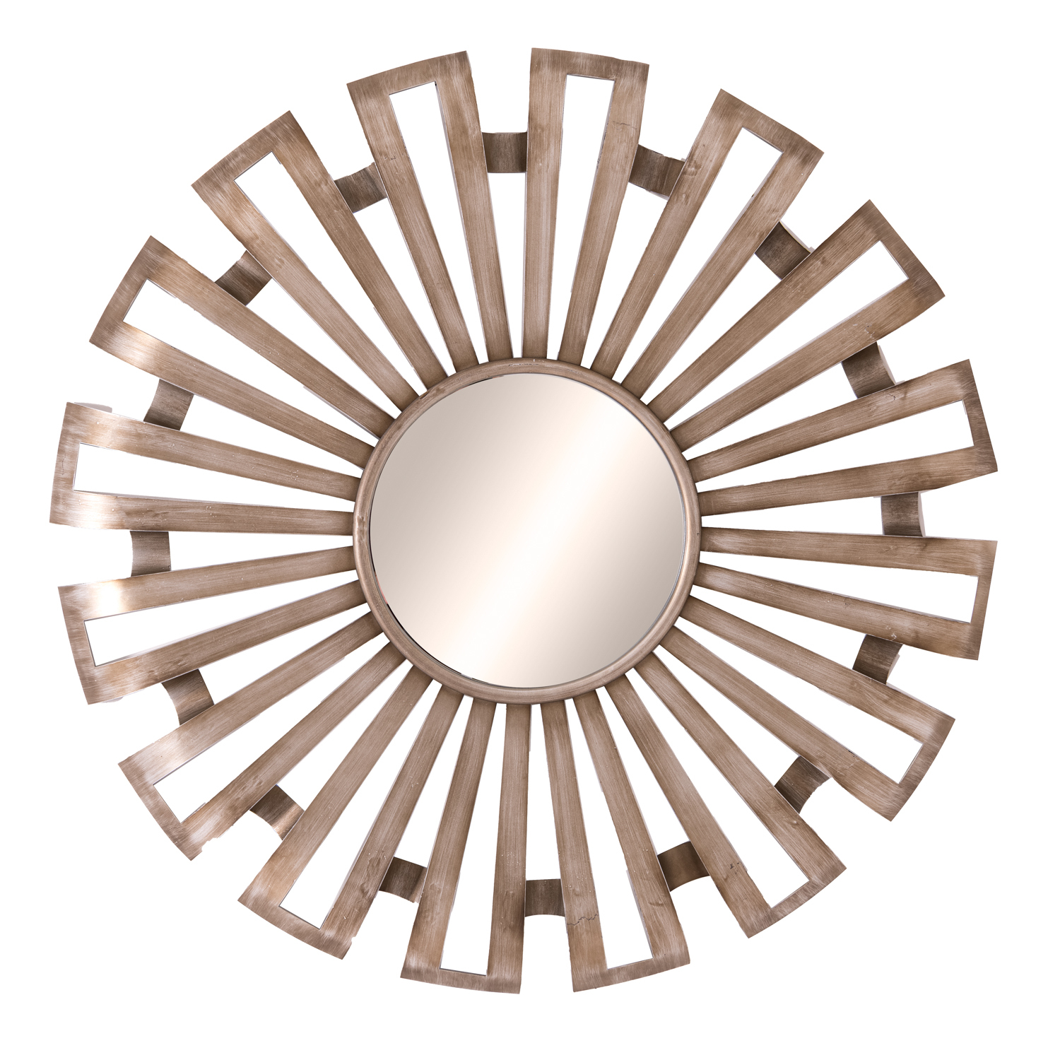 Image of Celestial Burst Antique Silver Sunburst Mirror&hellip;