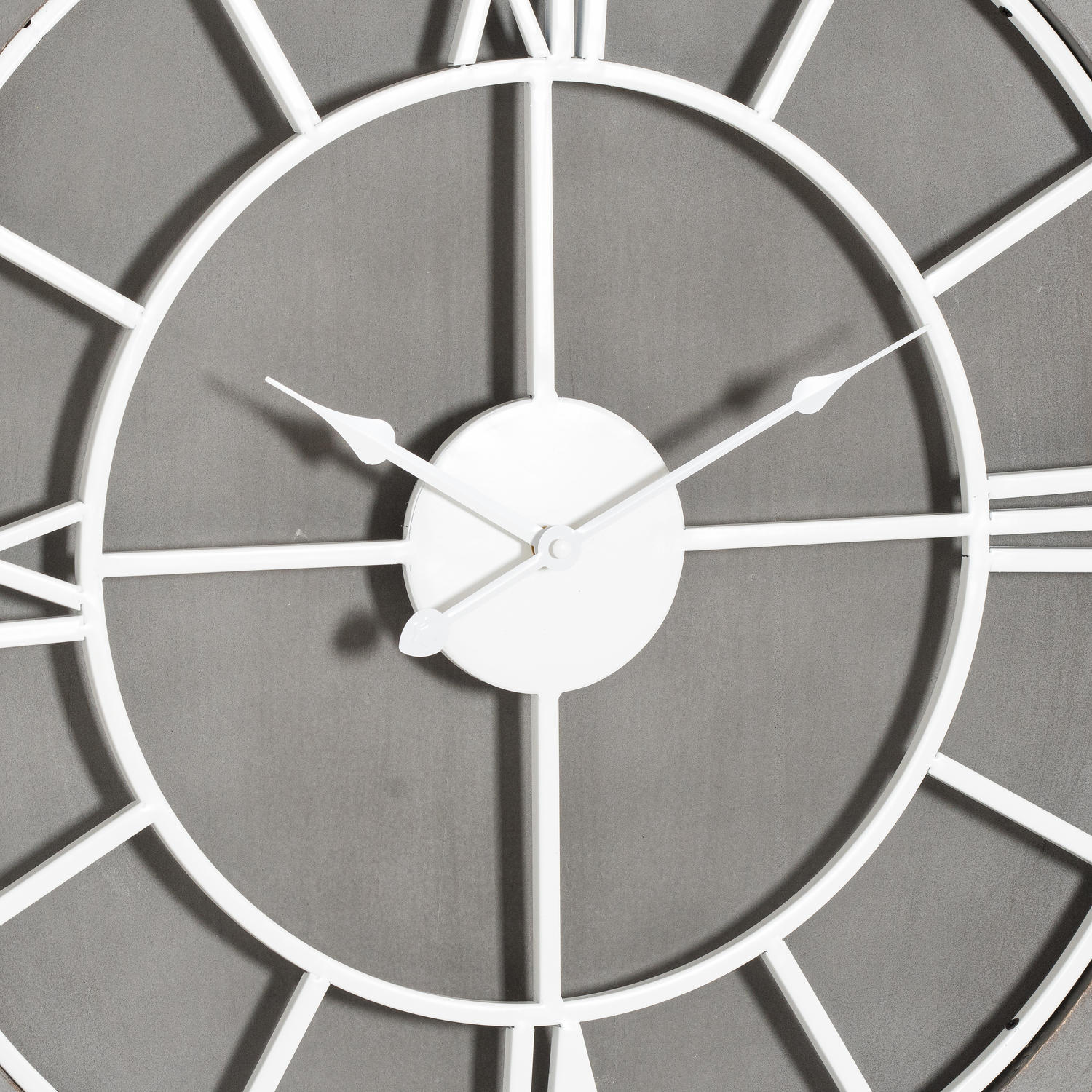 Williston Round Wall Clock With Roman Numerals - Silver