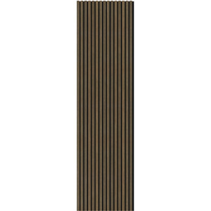 2 Pack Smoked Oak Acoustic Slat Wall Panel
