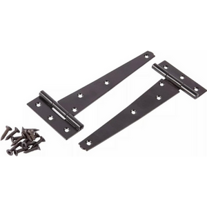 6 Inch Heavy Duty Black T Hinges Steel Gate and Door Hinges