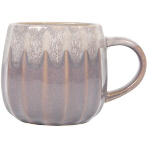 Embossed Dual Tone Reactive Glazed Mug