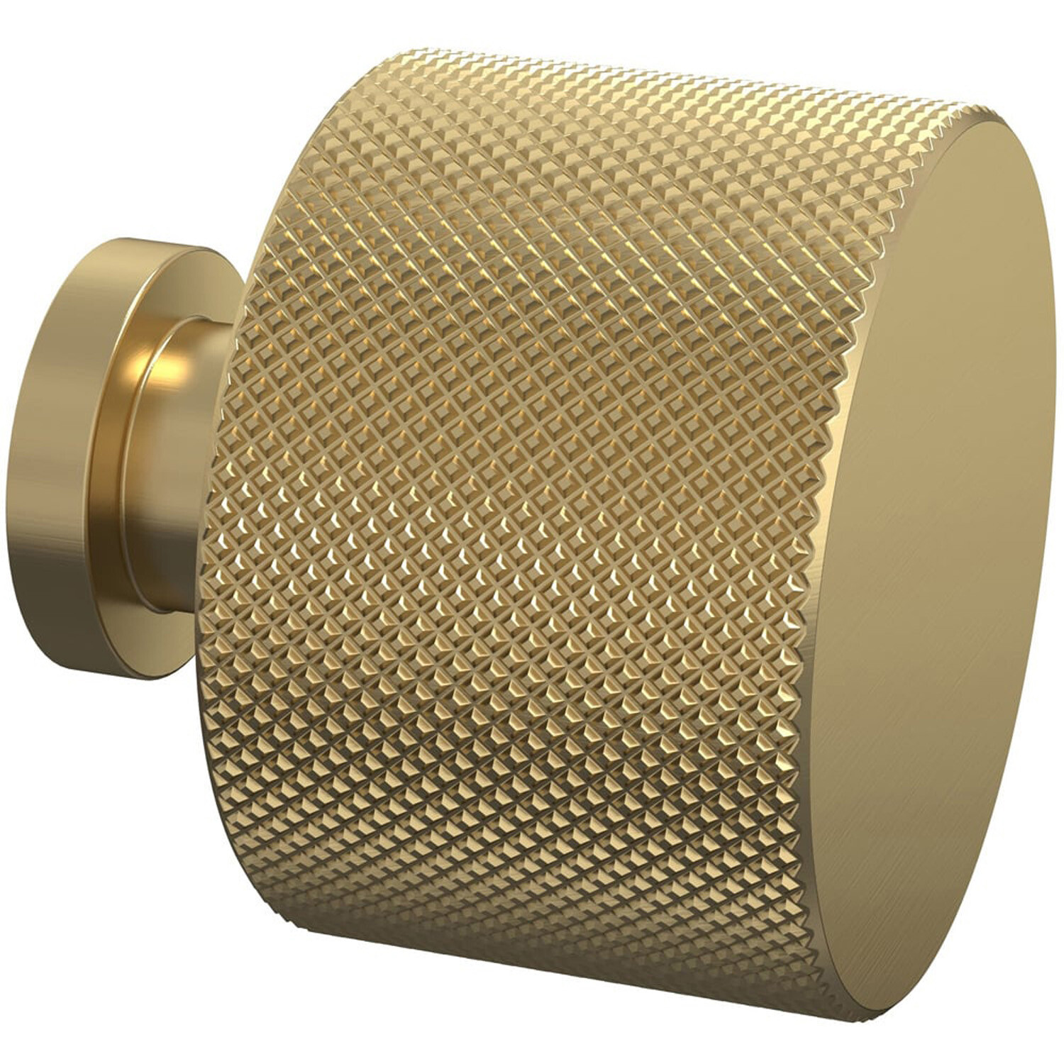 Hudson Reed Knurled Knob Handle - Brushed Brass - Image 7