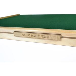 Wooden Jigsaw Puzzle Table with Personalised Plaque