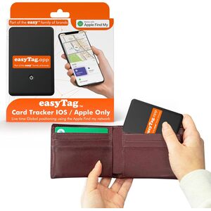 Black easyTag Wallet Tracker Card (iOS Only) shot 11236269