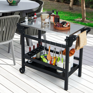 Movable Dining Cart Table