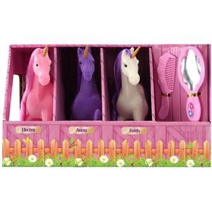 Unicorn Stable Playset with 3 Unicorns