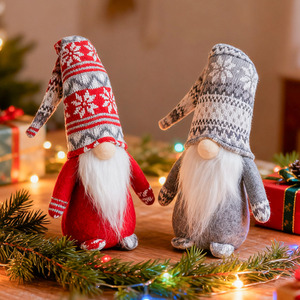 Christmas Santa Gnome Plush Dolls Set