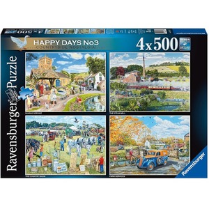Countryside Nostalgia 4 x 500 Piece Puzzle Set