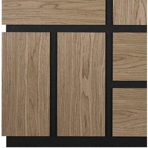 Fuse Acoustic Wooden Parquet Wall Panel in Walnut Effect