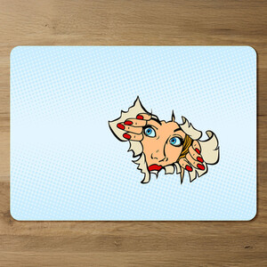 Comic cartoon pop art retro Designer Placemat Set