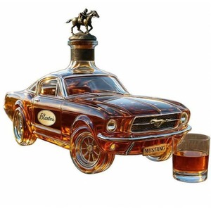 Automobile Shaped Whiskey Collection Jar