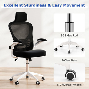 Black High Back Swivel Executive Chair shot 11999584