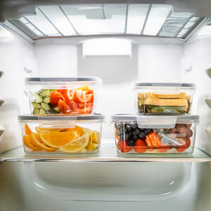 Eco Smart Snap Food Storage Container with Lids - 4 Piece Set
