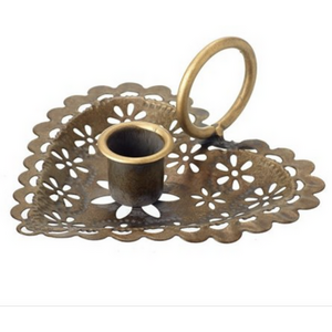 Heart Shaped Metal Candle Holder