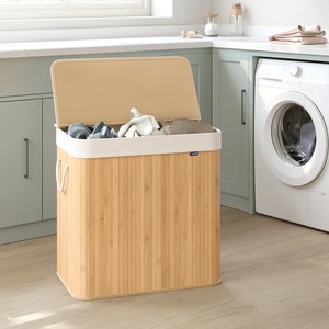 SONGMICS Laundry Basket, 150 L, Laundry HamperLaundry Bin with Lid