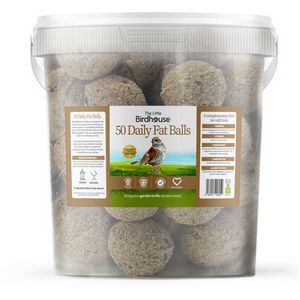 The Little Birdhouse Daily Fat Balls Tub