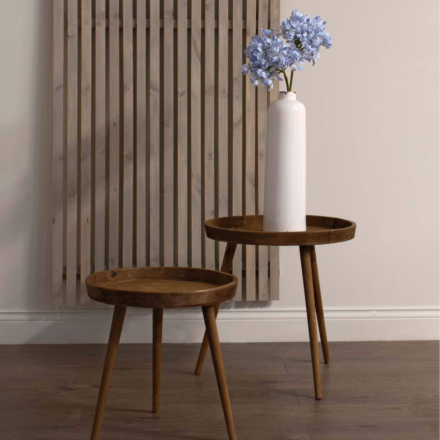Wyld Haus Set of 3 Light Blue Large-Headed Agapanthus Stems 710mm - Light Blue