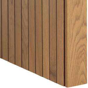 Bramblewig Oak Extendable Dining Table with Slatted Legs, Seats 6