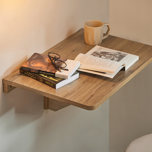 Folding Wall-mounted Table - Light Oak