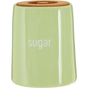 Fletcher Green Ceramic Sugar Canister