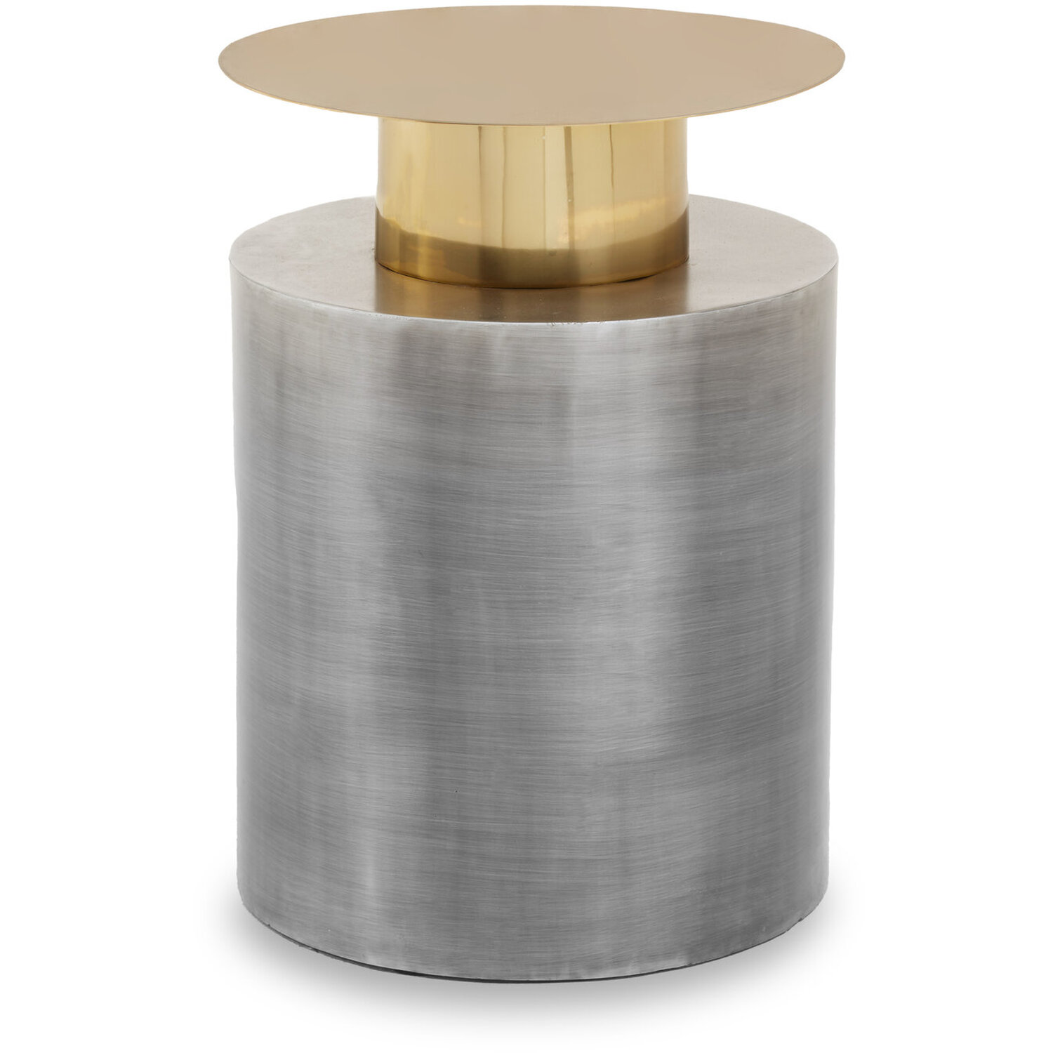 Rabia Accent Table With Straight Base - Grey