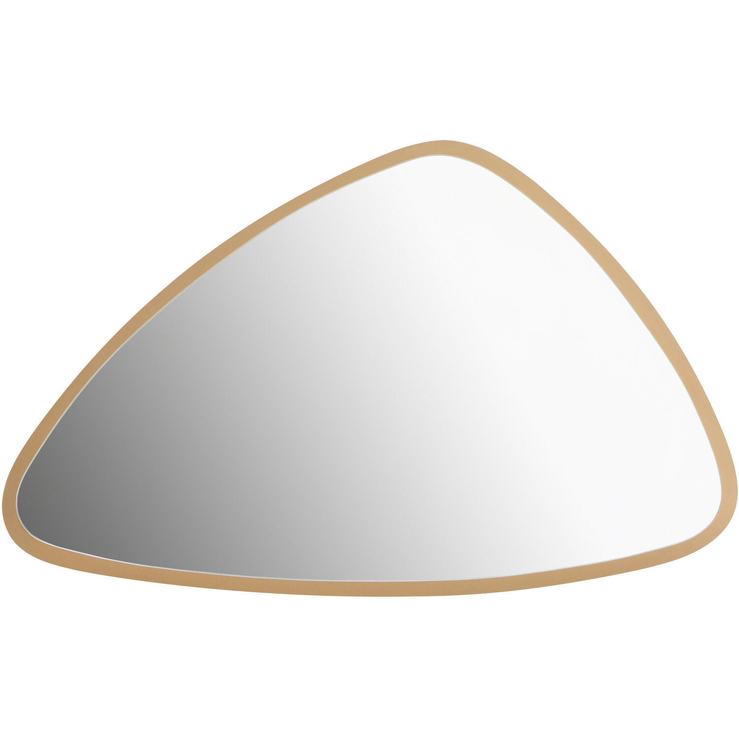 Interiors By Premier Templar Pebble Design Copper Finish Round Wall Mirror - Brown