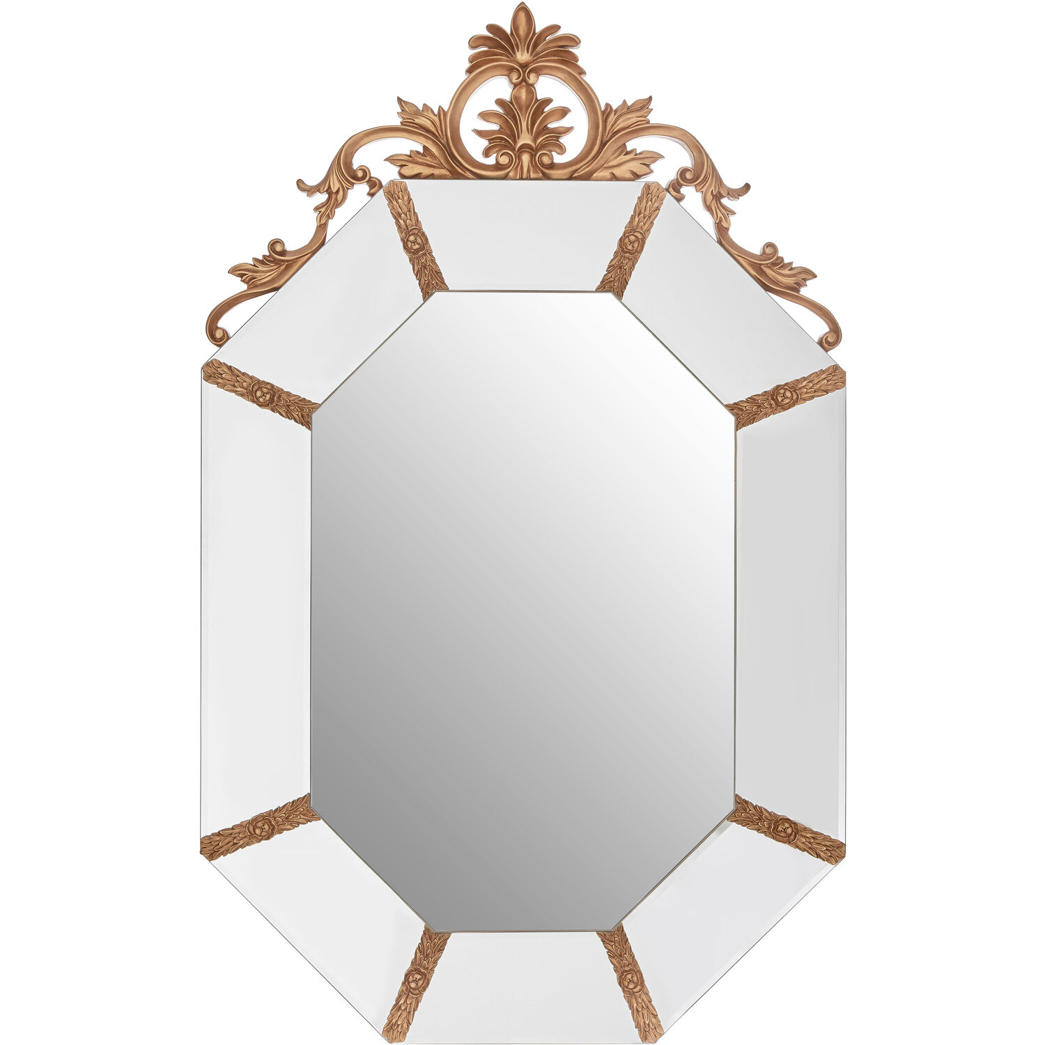 Gilda Silver Wall Mirror - Gold
