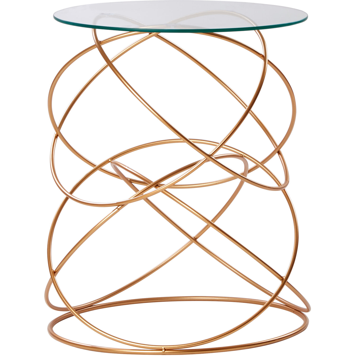 Lexa Circles Table - Gold