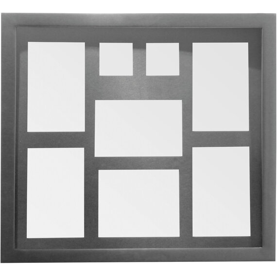 Maren Silver 8 Photo Multi Photo Frame