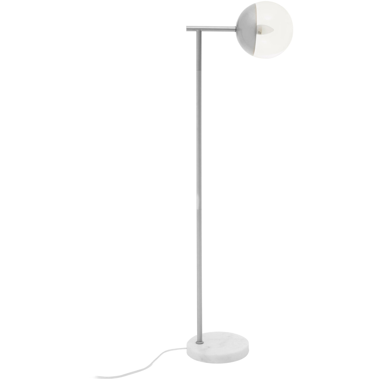 Revive Chrome Finish Floor Lamp - Silver