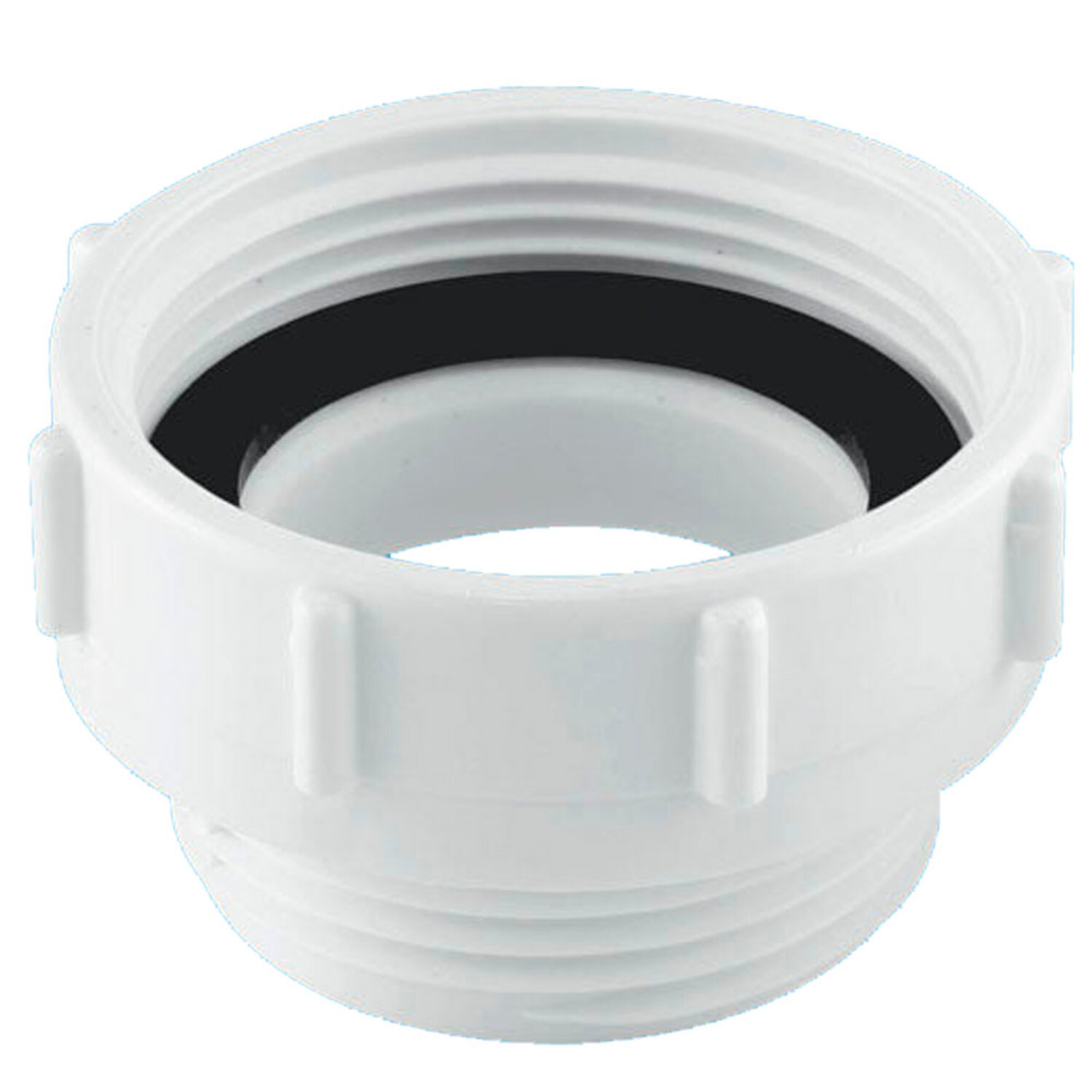 Mcalpine T12H 1.5"" x 1"" BSP Female x BSP Male Coupling For Plastic Pipes, White - Image 4