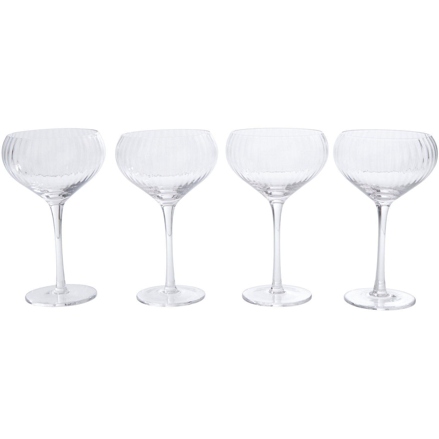 Lyle Set of Four Cocktail Glasses - Transparent