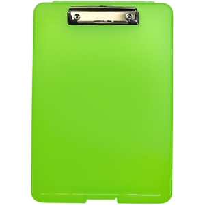 A4 Green Clipboard Box File - Storage Filing Case
