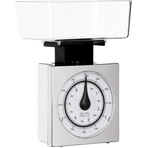 Olivier 3kg Chrome Effect Kitchen Scale