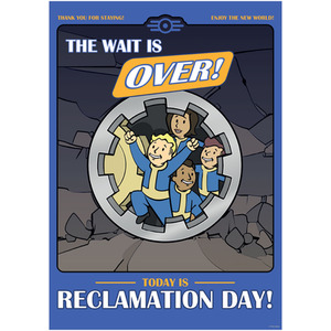 Fallout Reclamation Day A3 Art Print