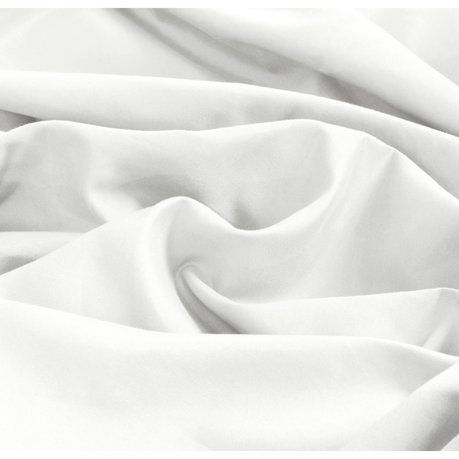 Microfibre Duvet Set - White Single
