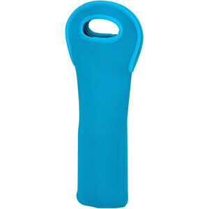 Blue Neoprene Wine Bottle Holder
